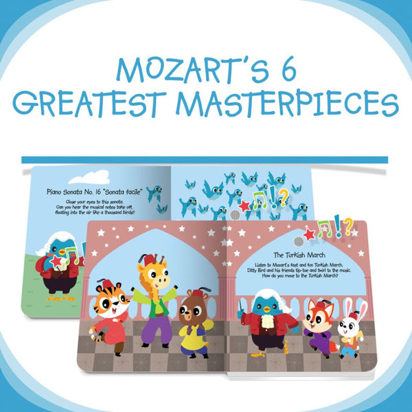 Ditty Bird Music of Mozart Board Book | KidzInc Australia 6