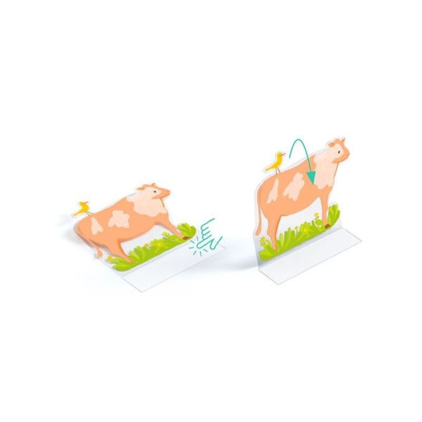 Djeco Farm 3D Lift-Up Stickers – 80 piece Reusable Scene Set KidzInc Australia 3