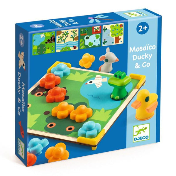 Djeco Mosaico Ducky & Co Game for Toddlers | KidzInc Australia 2