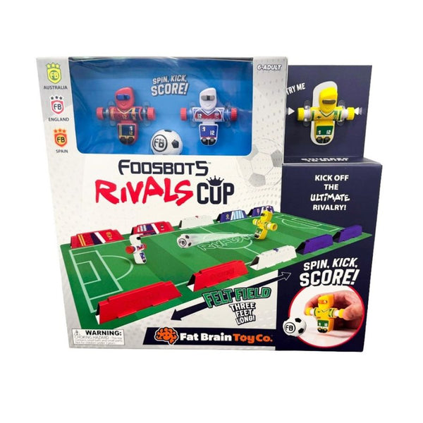 Fat Brain Toy Co Foosbots Rivals Cup Australian Edition | Soccer Game | KidzInc Australia