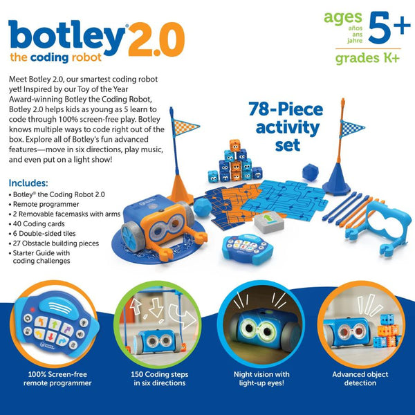 Learning Resources Botley 2.0 the Coding Robot Activity Set | KidzInc Australia 6