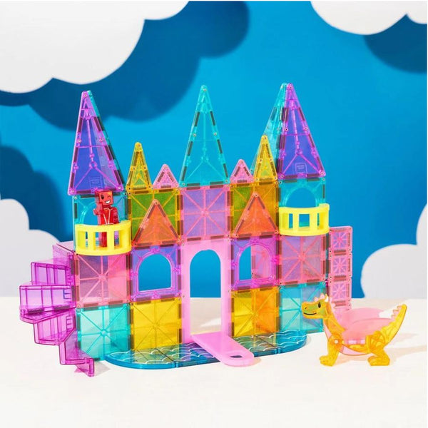 Magna-Tiles Castle DLX + microMAGS 48-Piece Magnetic Construction Set | KidzInc Australia 3