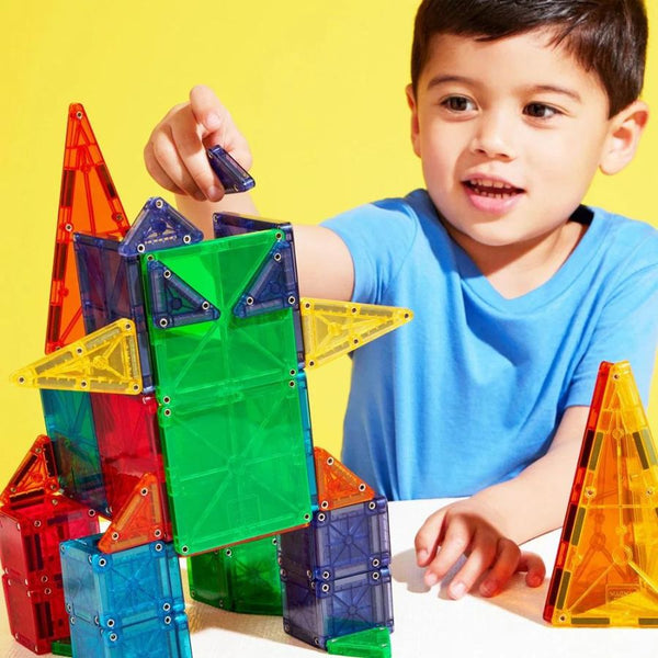 Magna-Tiles Combo+microMAGS 62 Piece Magnetic Construction Set | KidzInc Australia 2