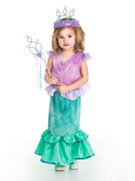 Little Adventures - Mermaid Girls Costume | KidzInc Australia | Online Educational Toy Store