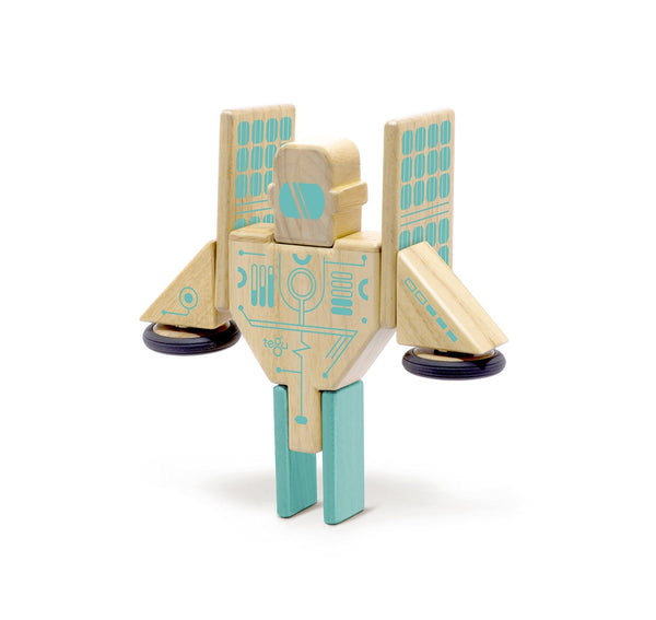 Tegu Future Magnetron Solar Station Magnetic Wooden Block Set | KidzInc Australia | Online Educational Toy Store