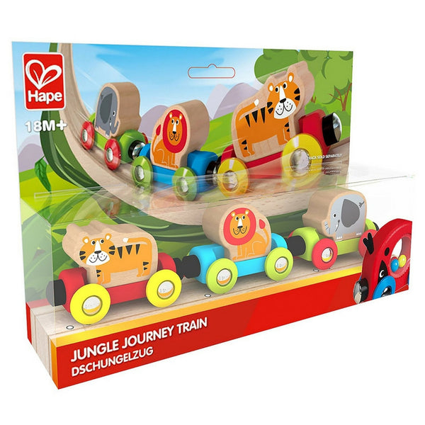Hape - Railway Jungle Journey Train | KidzInc Australia | Online Educational Toy Store