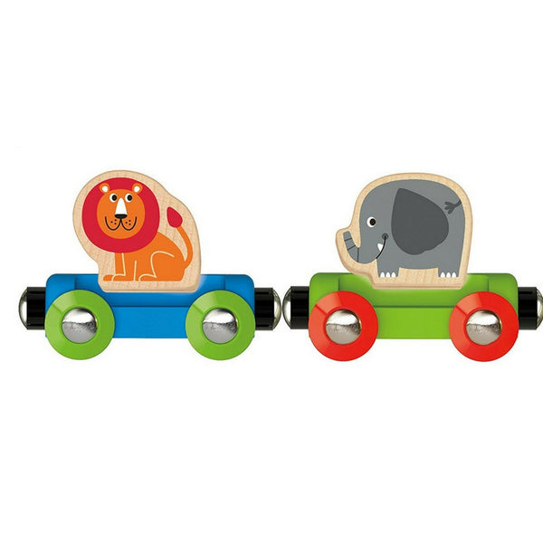 Hape - Railway Jungle Journey Train | KidzInc Australia | Online Educational Toy Store