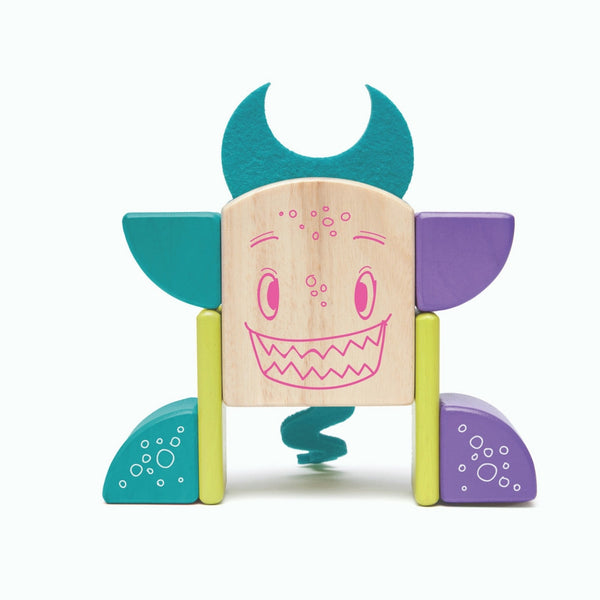 Tegu - Sticky Monsters Pip 8 Pieces | KidzInc Australia | Online Educational Toy Store
