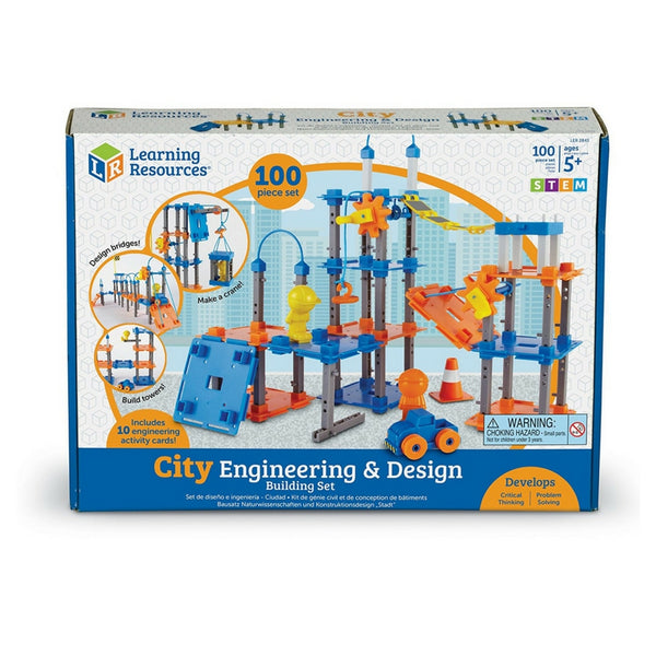 Learning Resources - City Engineering and Design Building STEM Set | KidzInc Australia | Online Educational Toy Store
