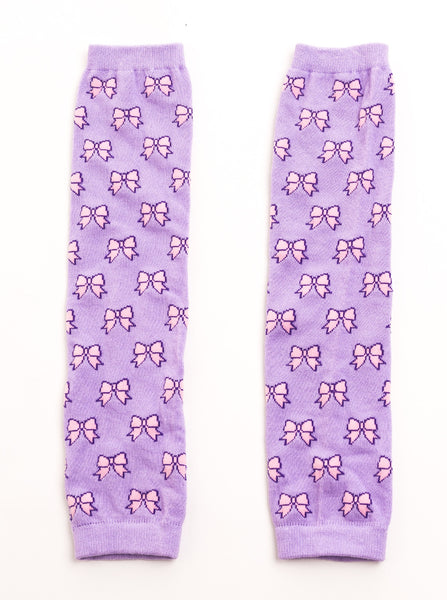 Little Adventures - Leg Warmers Bow Lilac and Pink | KidzInc Australia | Online Educational Toy Store