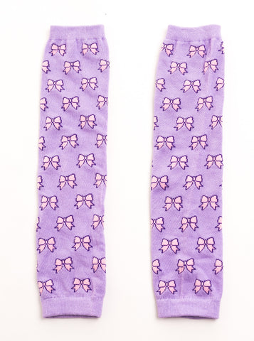 Little Adventures - Leg Warmers Bow Lilac and Pink | KidzInc Australia | Online Educational Toy Store
