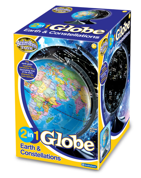 Brainstorm Toys - 2 in 1 Globe Earth and Constellations | KidzInc Australia | Online Educational Toy Store
