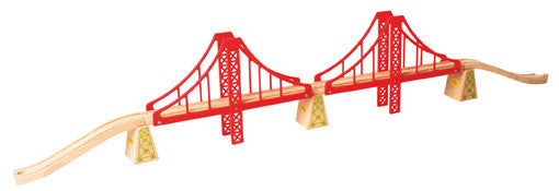 Bigjigs - Double Suspension Bridge | KidzInc Australia | Online Educational Toy Store