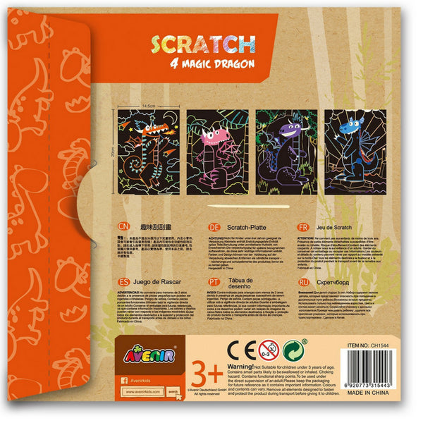 Avenir Scratch Magic: Dragon | KidzInc Australia | Educational Toys 2