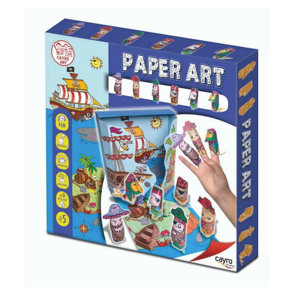 Cayro the Games - Paper Art Finger Puppets, Pirates | KidzInc Australia | Online Educational Toy Store