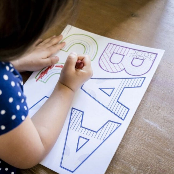 Djeco Create Shapes Letters Craft Kit for Preschoolers | KidzInc Australia 7
