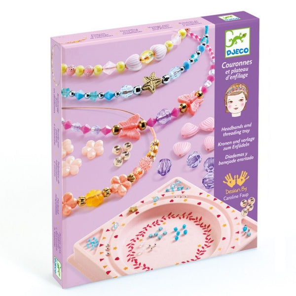 Djeco Precious Headbands and Threading Craft Set  for Kids | KidzInc 5