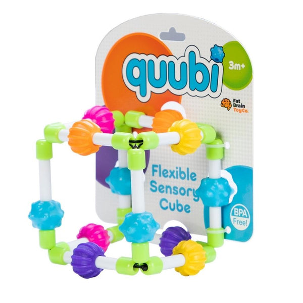 Fat Brain Toy Co Quubi Flexible Sensory Cube | Baby Toys | KidzInc Australia Educational Toys 3