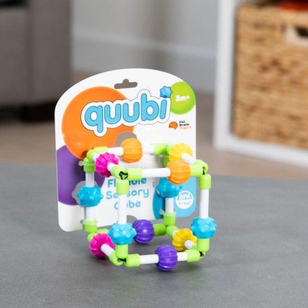 Fat Brain Toy Co Quubi Flexible Sensory Cube | Baby Toys | KidzInc Australia Educational Toys 2