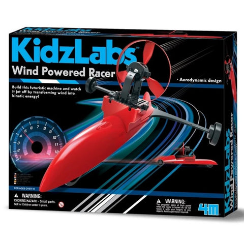 4M KidzLabs Wind Powered Racer |Science Kit for Kids KidzInc Australia