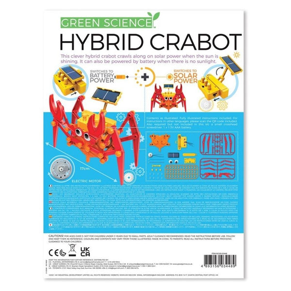 4M Toys Green Science Hybrid Crabot | Robotic Toys | KidzInc Australia 3