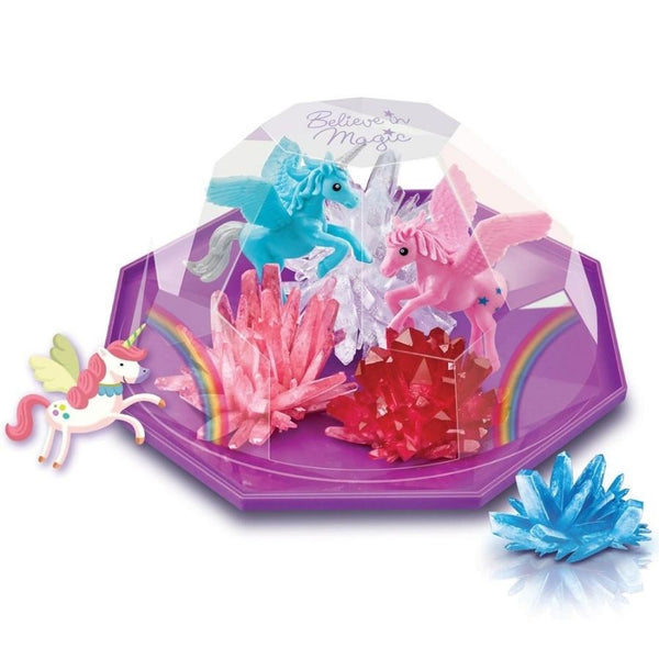 4M Magical Unicorn Crystal Terrarium | Crystal Growing Kits | KidzInc Australia 2