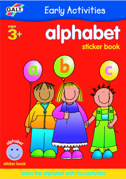 Galt - Alphabet Sticker Book | KidzInc Australia | Online Educational Toy Store