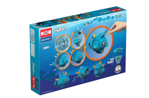 GeoMag KOR Tazoo Beto (68 Pieces) | KidzInc Australia | Online Educational Toy Store