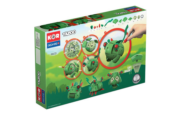 GeoMag KOR Tazoo Paco (71 Pieces) | KidzInc Australia | Online Educational Toy Store