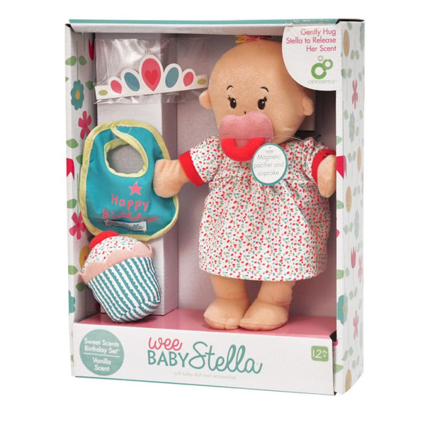 Manhattan Toy Wee Baby Stella Sweet Scents Birthday Set Plush Toy | KidzInc Australia | Online Educational Toys 2