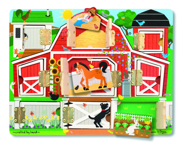 Melissa & Doug - Magnetic Farm Hide & Seek | KidzInc Australia | Online Educational Toy Store