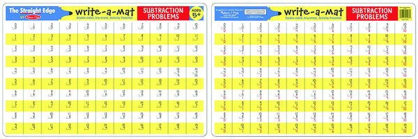 Melissa & Doug - Subtraction Write-A-Mat | KidzInc Australia | Online Educational Toy Store