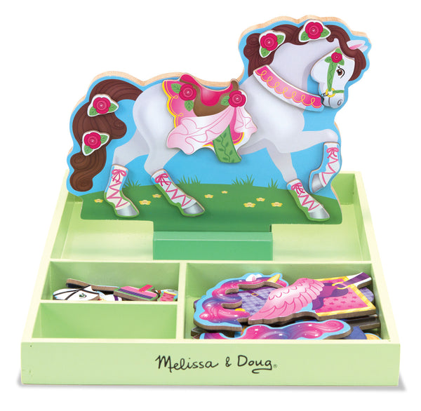 Melissa & Doug - My Horse Clover Magnetic Dress-Up | KidzInc Australia | Online Educational Toy Store
