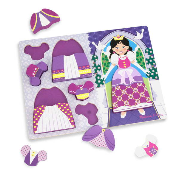 Melissa & Doug Chunky Puzzle - Princess | KidzInc Australia | Online Educational Toy Store