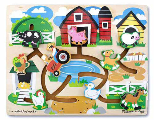 Melissa & Doug Puzzle Maze - Farm | KidzInc Australia | Online Educational Toy Store