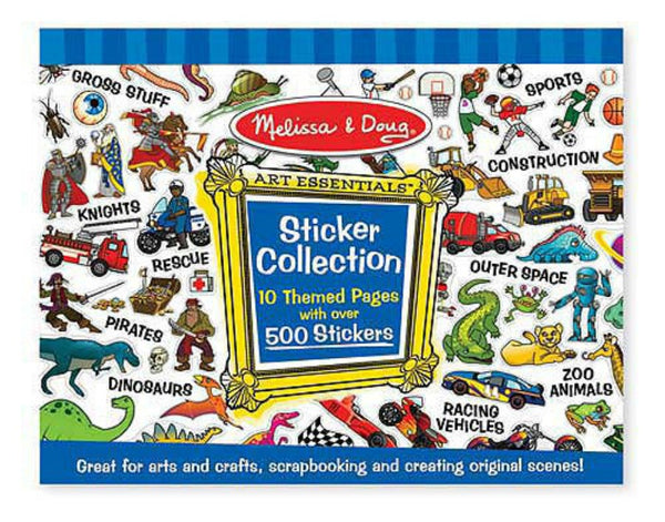 Melissa & Doug - Sticker Collection - Blue | KidzInc Australia | Online Educational Toy Store