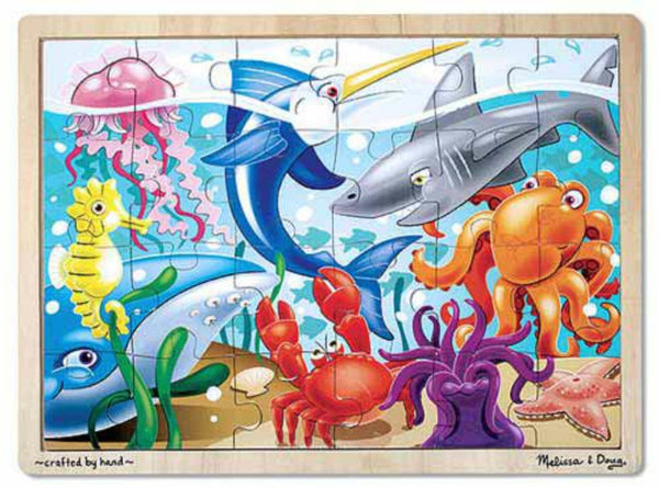Melissa & Doug Puzzle 24 Piece - Under the Sea | KidzInc Australia | Online Educational Toy Store