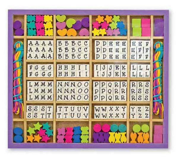 Melissa & Doug - Wooden Stringing Beads | KidzInc Australia | Online Educational Toy Store