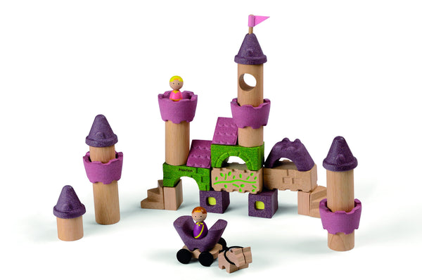 Plan Toys - Fairy Tale Blocks - 35 Pieces | KidzInc Australia | Online Educational Toy Store