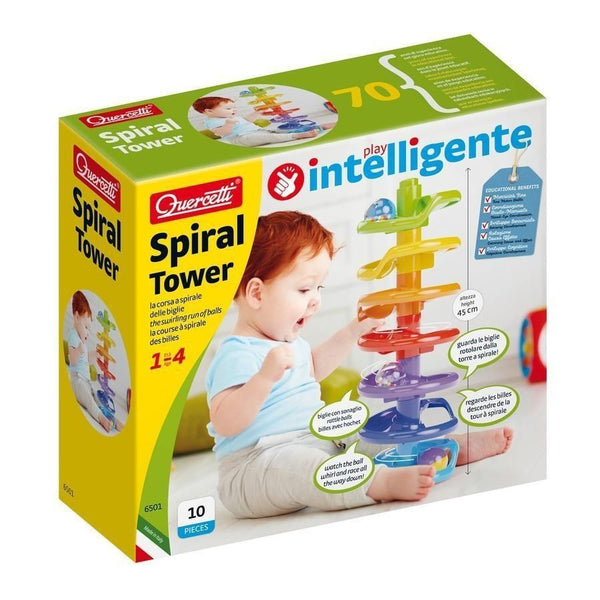 Quercetti Spiral Tower Marble Run | KidzInc Australia Educational Toys 