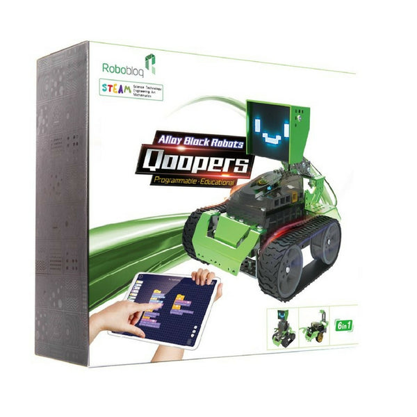 Robobloq - Qoopers 6 In 1 Robot Kit | KidzInc Australia | Online Educational Toy Store