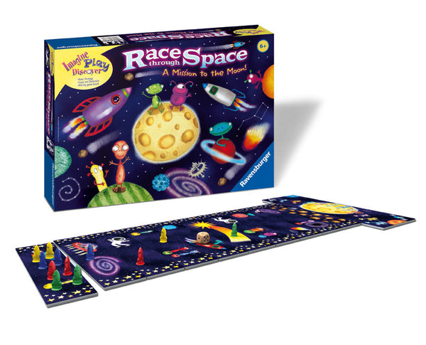 Ravensburger - Race Through Space Game | KidzInc Australia | Online Educational Toy Store