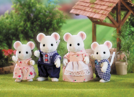 Sylvanian Families - White Mouse Family | KidzInc Australia | Online Educational Toy Store