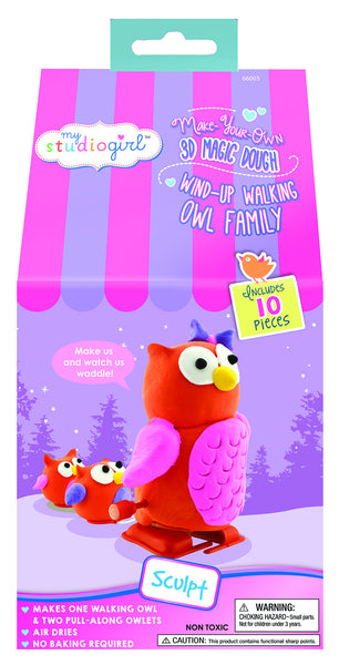 My Studio Girl - Wind-Up Walking Owl Family | KidzInc Australia | Online Educational Toy Store