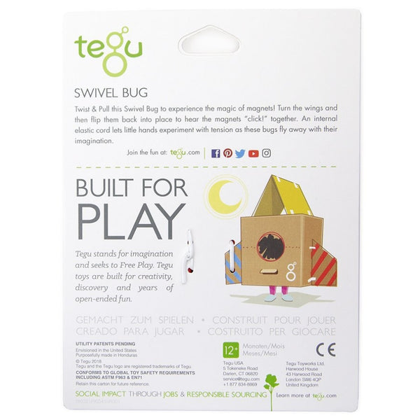 Tegu Swivel Bug Lady Bug Baby and Toddler Wooden Toy | KidzInc Australia Online Educational Toys 5