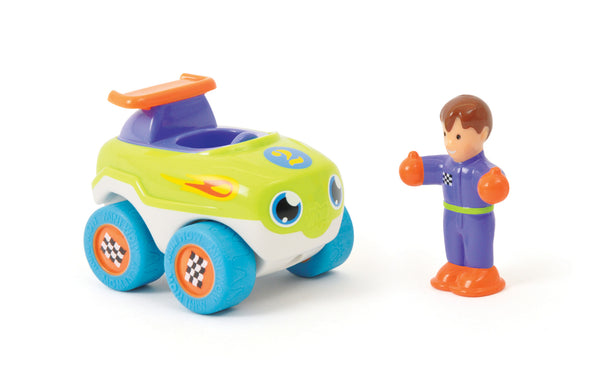 WOW Toys - Mini WOW - Ace the Racecar | KidzInc Australia | Online Educational Toy Store
