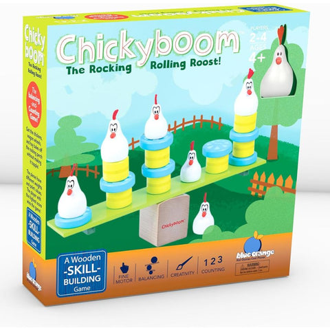 Blue Orange Games - ChickyBoom Balancing Game | KidzInc Australia | Online Educational Toy Store