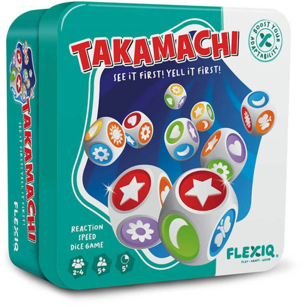 Box of FLEXIQ Takamachi Dice Game | Fast Family Pattern Recognition Game