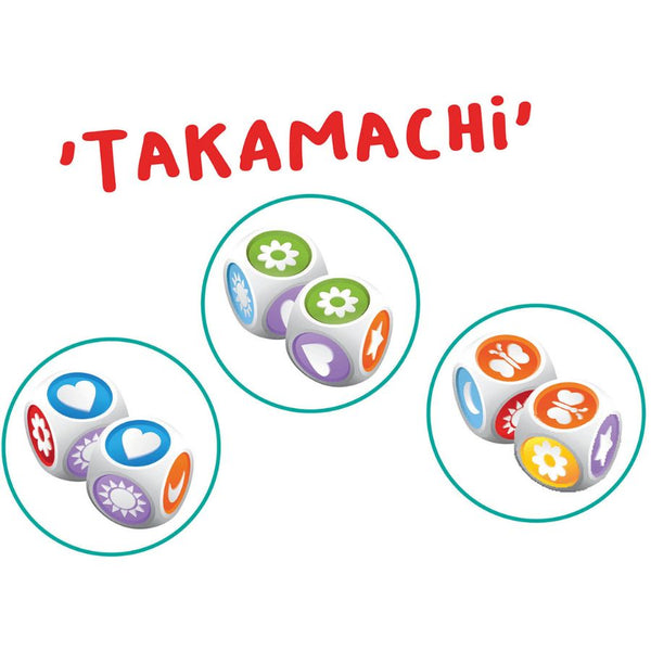Takamachi example of dice for the FLEXIQ Takamachi Dice Game | Fast Family Pattern Recognition Game