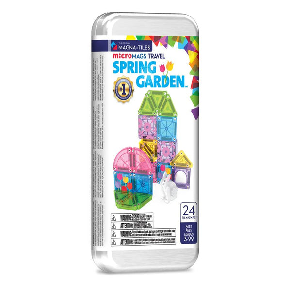 Magna-Tiles microMAGS Spring Garden 24 piece Travel Set | KidzInc Australia